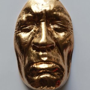 Golden effect Sadness 19x12cms