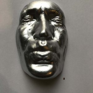Magnet Silver Kiss 6×3 cms