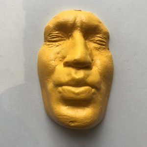 Magnet Yellow Kiss 6×3 cms