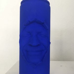 Full Smile Spray Can 18x8cm Blue