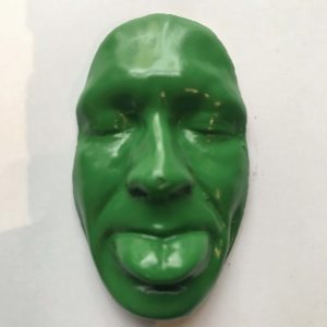 Magnet Green dark Mockery 6×3 cms